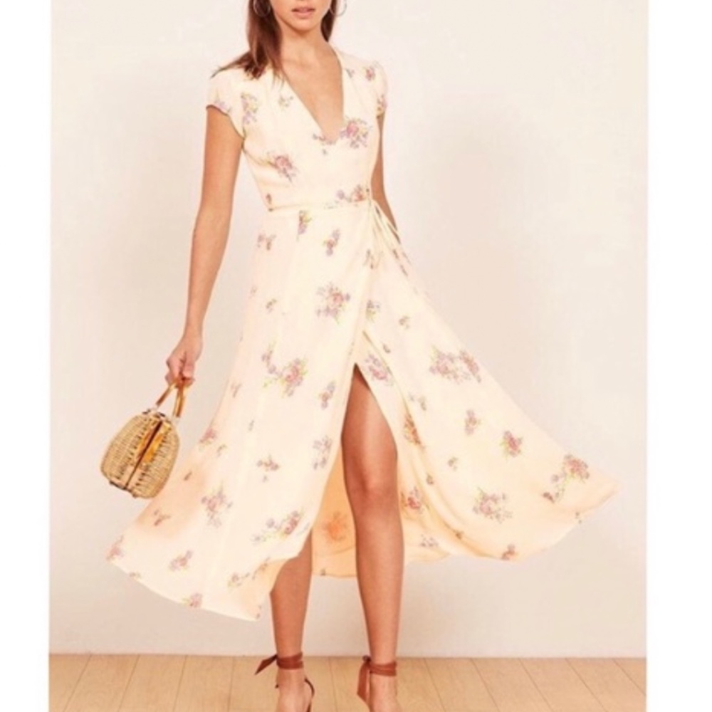 Like new Carina Wrap Midi Dress